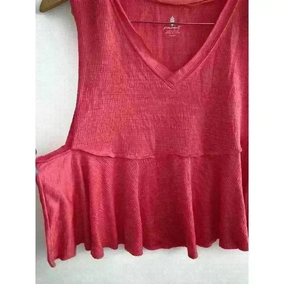 Free People fp movement Full Hearts Tank Top Hot Hibiscus Size XS - Picture 5 of 10